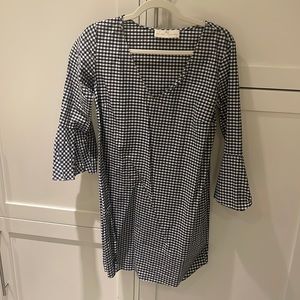 Amanda Uprichard Blue & White Gingham Dress
